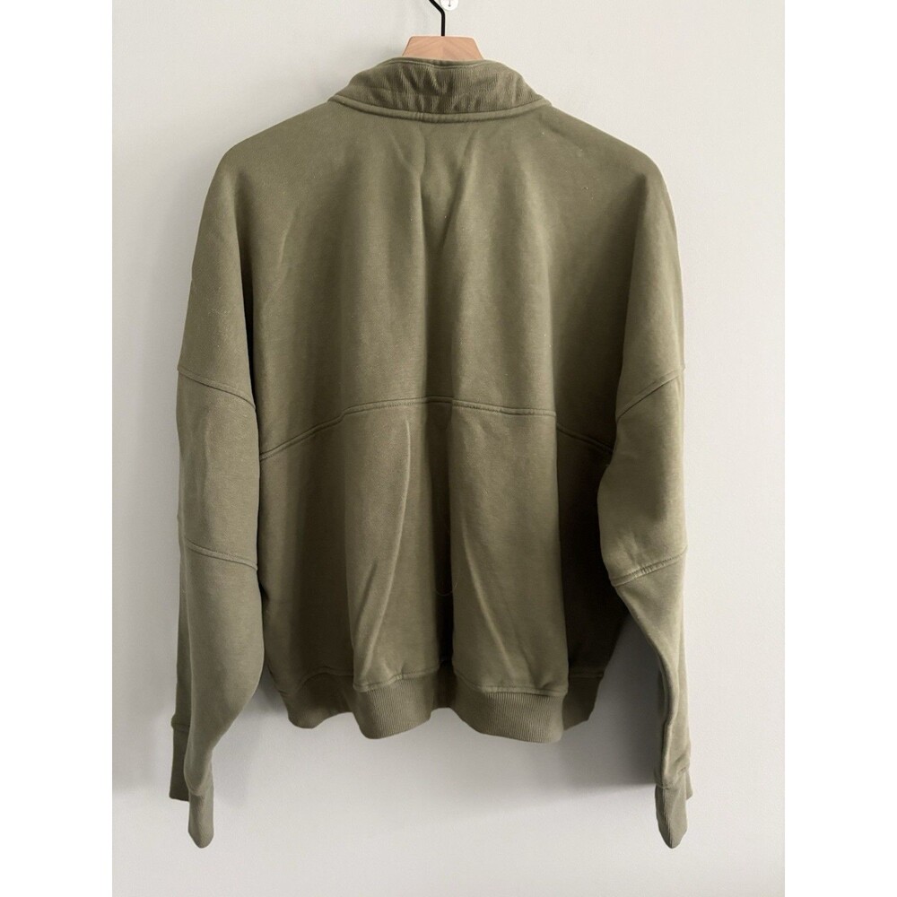 Avia 1/4 Zip Mock Neck Sweatshirt Workout Athleisure Womens XXXL (22) Green - Picture 6 of 6